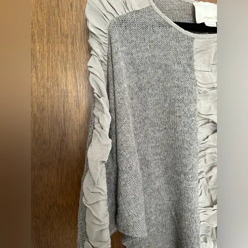 Aryn K . Gray Dolman Sleeve Mixed Media Wool/Silk Sweater Size S Long Sle…