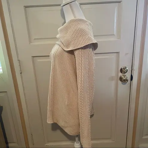 Jeanne pierre Women’s Cowl Neck Cable Knit Sweater