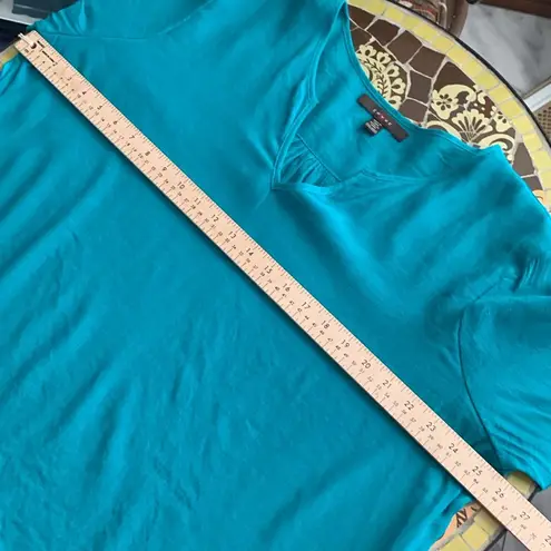 FEVER Turquoise Tunic Sz: XXL Blue