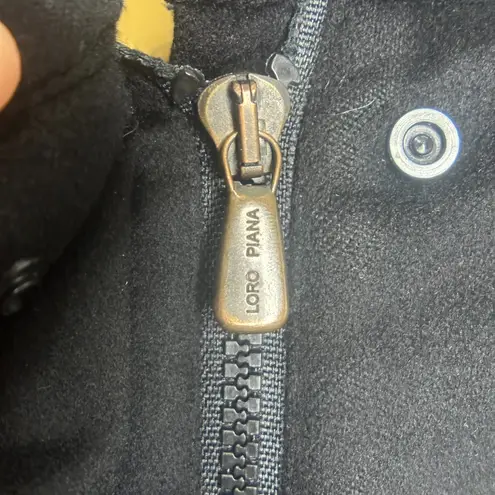 Loro Piana EUC Black Jacket w/ Gold Lining Size 46