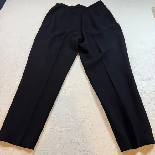 Donna Karan Black Dress Pants - 14 Made in USA Wool Blend Career Trousers - Image 8