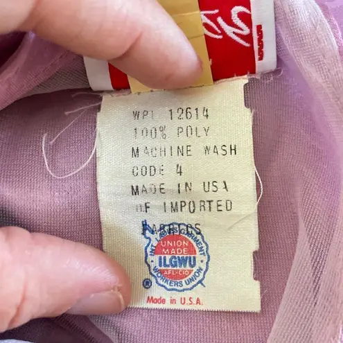 Vintage union label skirt set size 12 Purple