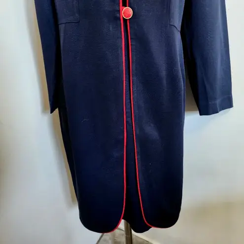 Danny & Nicole Vintage Mavy Blue Blazer Dress
