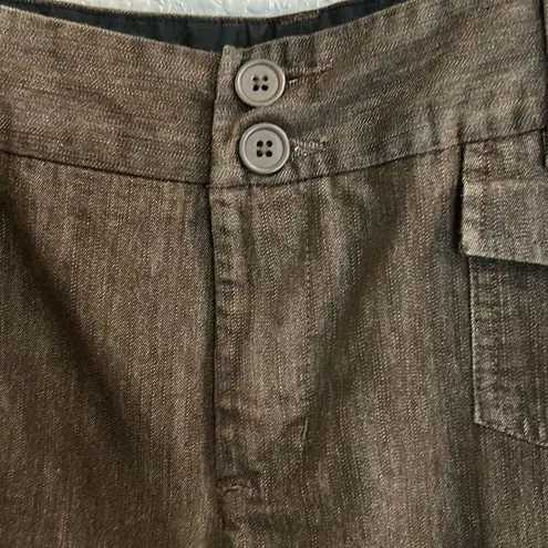 Cato B24 , cropped brown pants, size 12