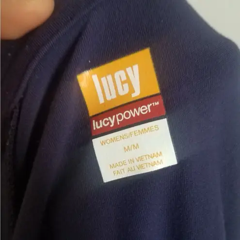 Lucy Power Purple Zip Up Jacket Size M