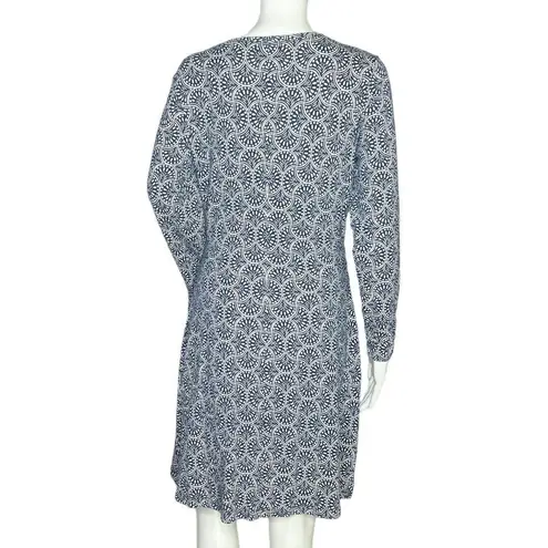 Hatley Women’s Martine Dress Blue White Scallop Print A