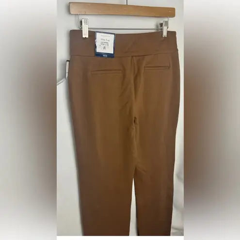 Charter Club Womens 4 Copper Cognac Tummy Control Skinny Leg Pants NWT Brown