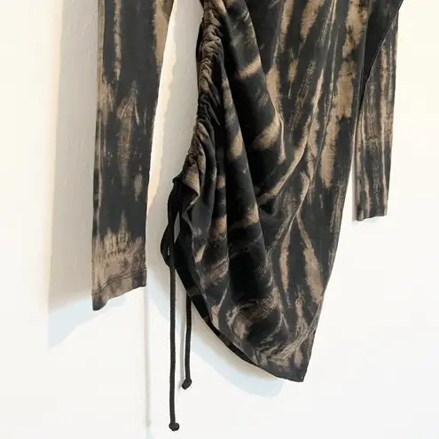 Pam & Gela Tie Dye Adjustable Whimsigoth Cinch Mob Wife Twilight Mini Dress S