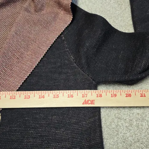 Vertigo Paris Vertigo Black Multi Hooded Knit Cardigan Jacket XS Floral Boho Pockets NWT $328