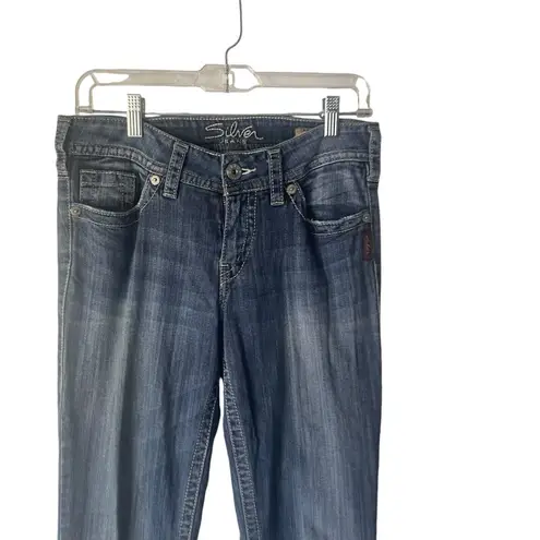 Silver Jeans Silver Jeans Women's Size 28 Embroidered Suki Bootcut Jeans