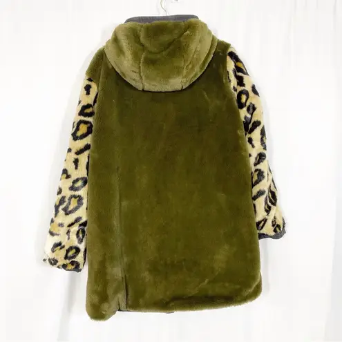 DL1961  Phoebe Reversible Parka Jacket Coat Fur Camo Camouflage Hooded Kindred