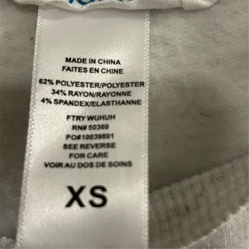 Jockey Women's Crewneck Sweatshirt Gray XS Long Sleeve Soft Fabric