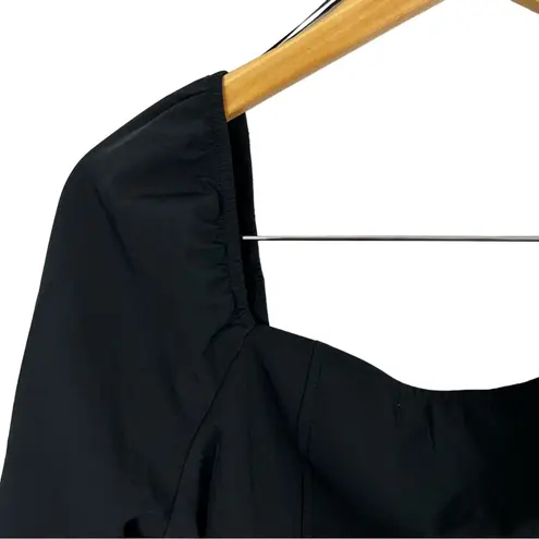 Treasure & Bond Square Neck Classic Work Top Black Size Small NWT