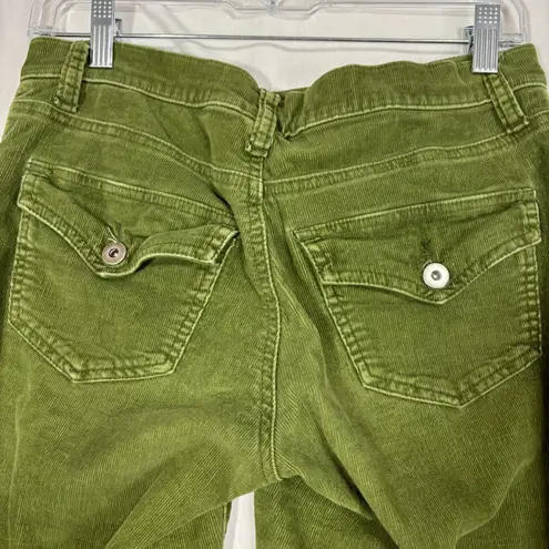 Ricki's Corduroy Bootcut Pants Women's 4 Olive Green Retro Y2K Earthy Casual