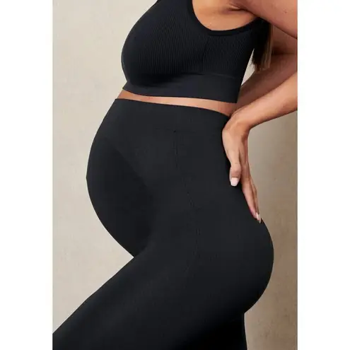 Blanqi Everyday Maternity Belly Support Leggings Black Size XL