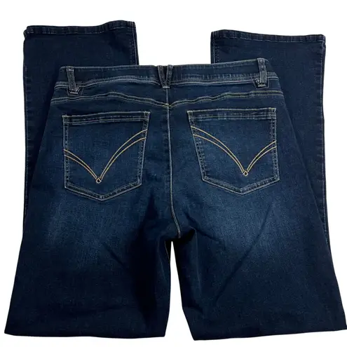 Democracy "Ab"Technology Dark Wash Boot Cut Mid Rise Tummy Control Jeans Size 14