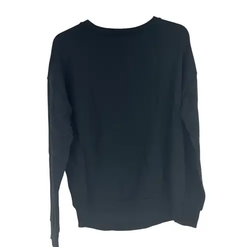 Universal Standard NWT Black Aura Sweatshirt 4XS 0 black cozy comfy soft casual