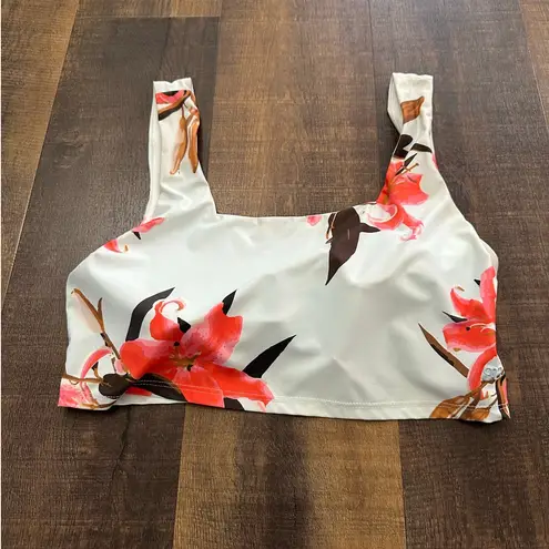 ALBION FIT Sea Glass Olivia Swim Crop Size Large