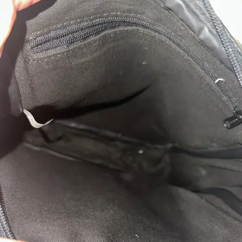 Black Crossbody Bag with Skull Design