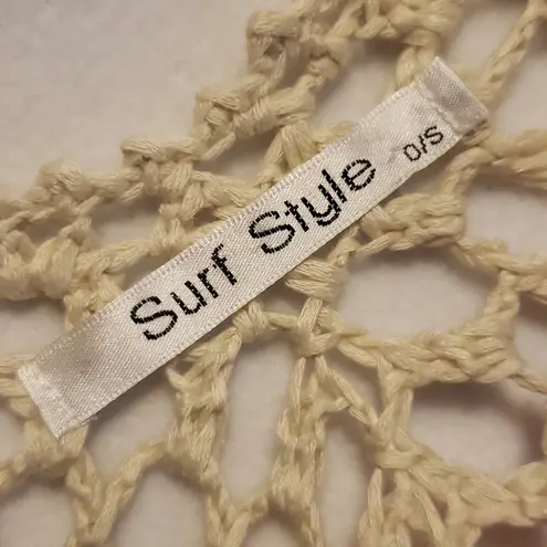 Surf Style Vintage 90’s crotchet swim , hippie, boho coverup