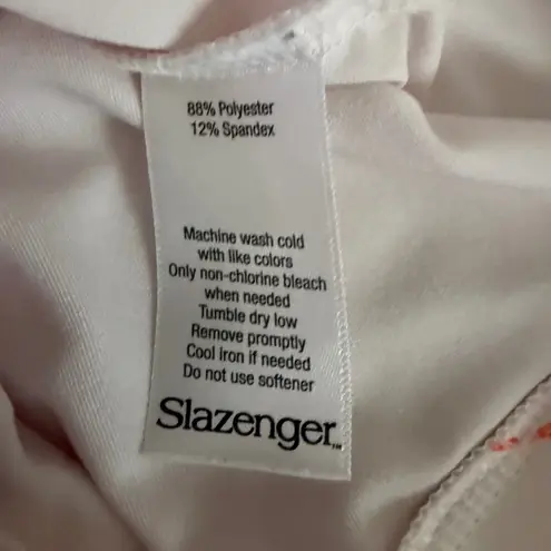 Slazenger Tennis White Pink Accents Skort Size Medium