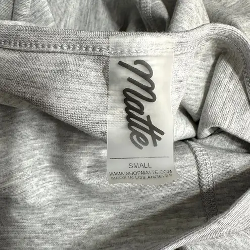 Matte Frame Longsleeve Bodysuit in Gray