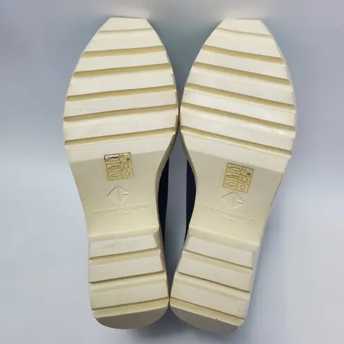 Opening Ceremony Grunge Lace Up Sneakers Canvas Booties Color Block Size EU 37