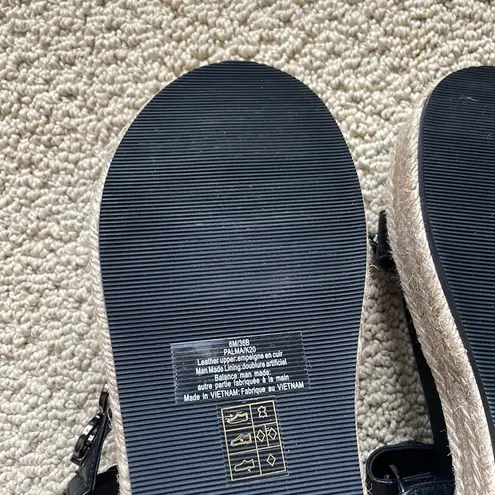 Karl Lagerfeld size 6 Palma Espadrille Grunge Platform Sandals