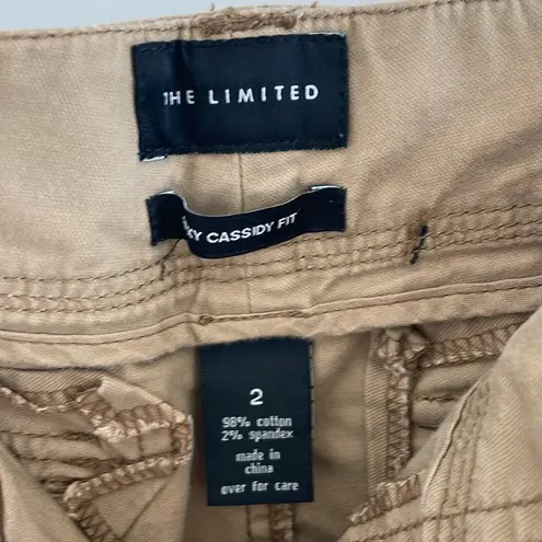 The Limited  Women’s Tan Sexy Cassidy Fit 2000s Utility Straight Leg Pants - 2