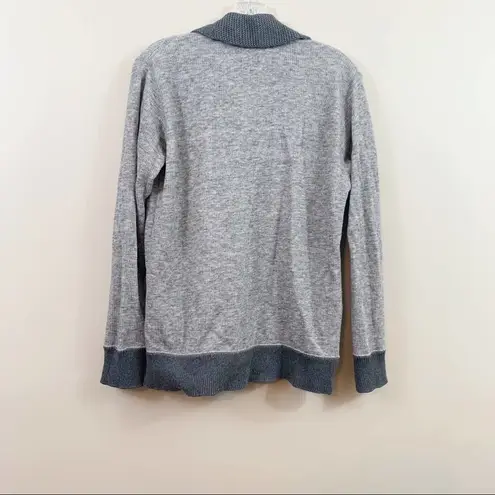AZUL By Moussy Gray Shawl Button
