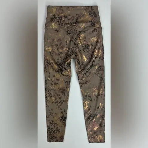 Beyond Yoga Leopard PowerShine High Waisted Midi Legging Size Small