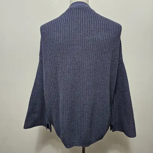 RD Style Denim Gray Cutout Relaxed Fit Cardigan Size XS