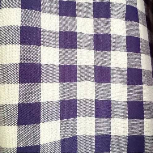 L'Academie NWT L’Academie Revolve Blue Gingham Circle Skirt Size M