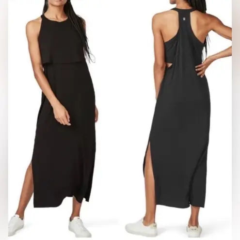 Sweaty Betty Holistic Sleeveless charcoal gray maxi dress size small