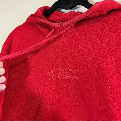 Nike ✨  Women’s Red Fleece Hoodie Large