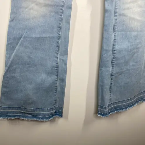 Black Label C'est Toi Light Wash Blue Denim Flare Jeans Women's Size 5 26