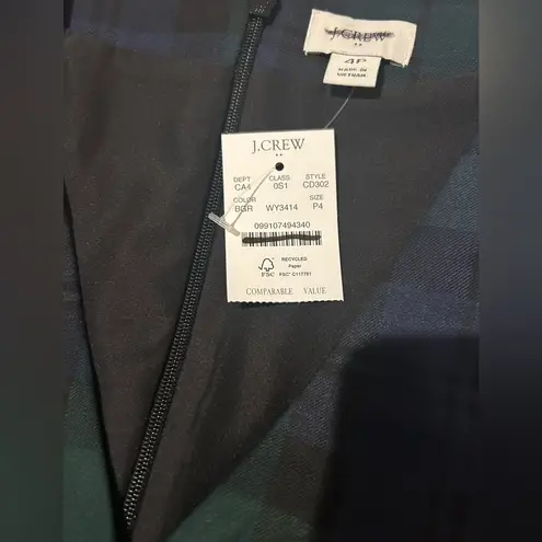 J. Crew Factory Black Watch Sleeveless V