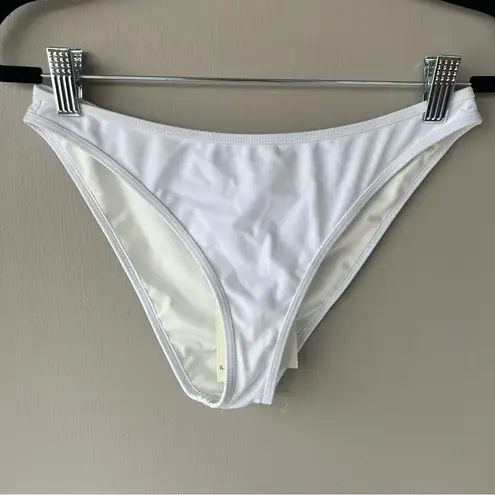 Ramy Brook White Bikini Bottoms