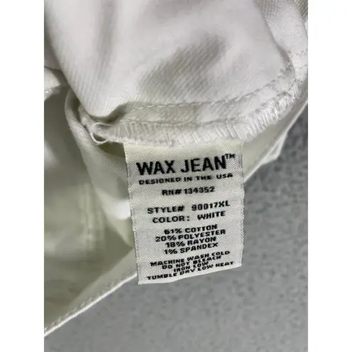 Wax Jean Patriotic Eagle Flag Patchwork Vest 3XL Men’s Denim Look USA Military Veteran