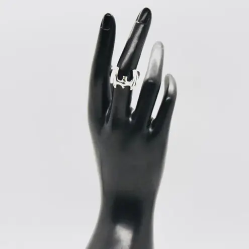 Silver Bat Ring