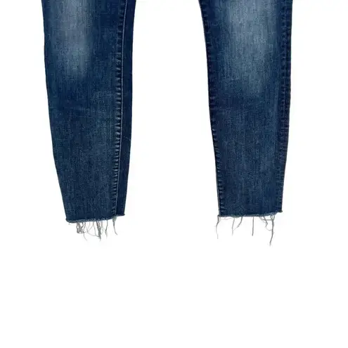 MOTHER Denim The Fly Cut Stunner Fray Jeans in Moon Dark Wash Size 25 Blue