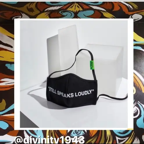 ⭕️Virgil Abloh’s “STILL SPEAKS LOUDLY” mask Black