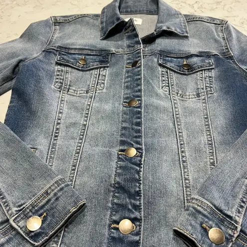 NWOT Amalli Talli Women's Denim Jean Jacket Small Tall Classic Style Blue Size undefined