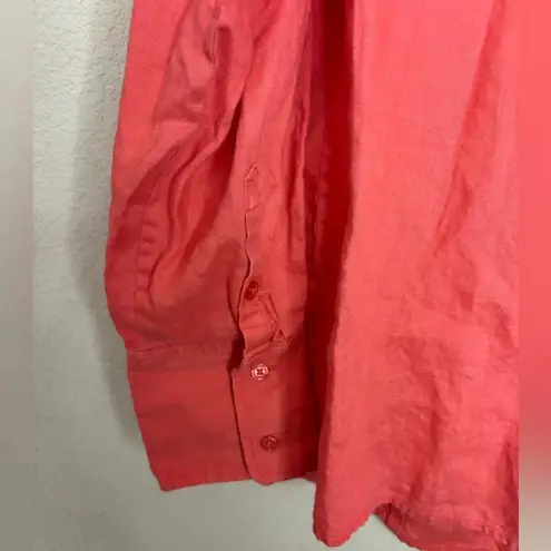 Soft Surroundings 100% Linen Button Down