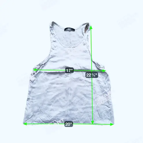 Quince 100% Washable Silk High Neck Tank Top Silver Gray XS Quiet Luxury Layer