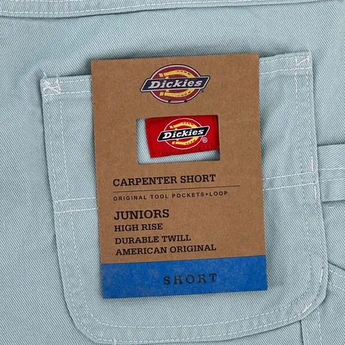 Dickies  High Rise Utility Carpenter Jean Shorts Size 13 31 Blue Fade