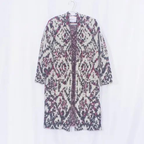 ANTHROPOLOGIE SITA MURT Carina Wool Blend Cardigan Sweater Coat Size 36 White