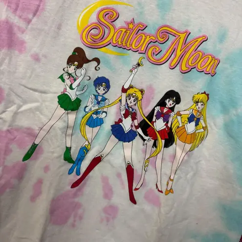 Sailor Moon Sailor Scouts Anime Series Womens Tie Dye S