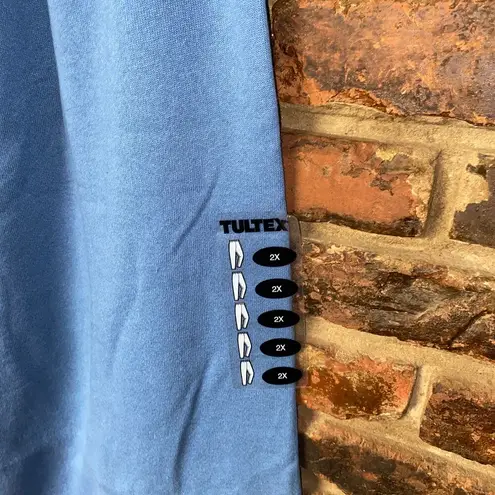 Tultex NWT  Blue Elastic Waist Pull-On Jogger Sweatpants Pants Women's Size 2X