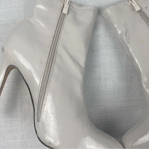 Catherine Malandrino  White Heeled Ankle Boots